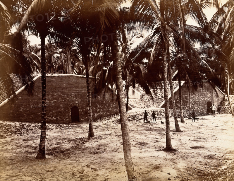 Singapore: a fort at Tanjong Katong, 1880. Creator: John Edmund Taylor.