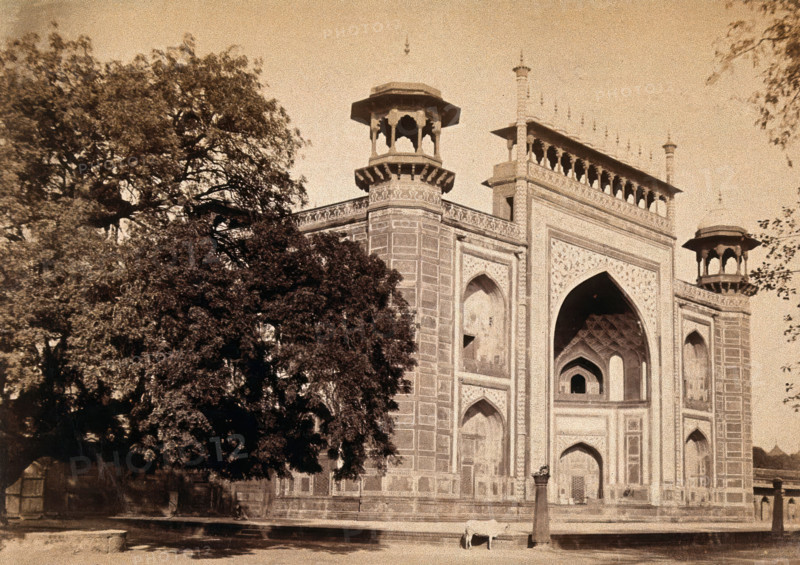 The Taj Mahal, Agra, India: entrance gate, c1900. Creator: Unknown.