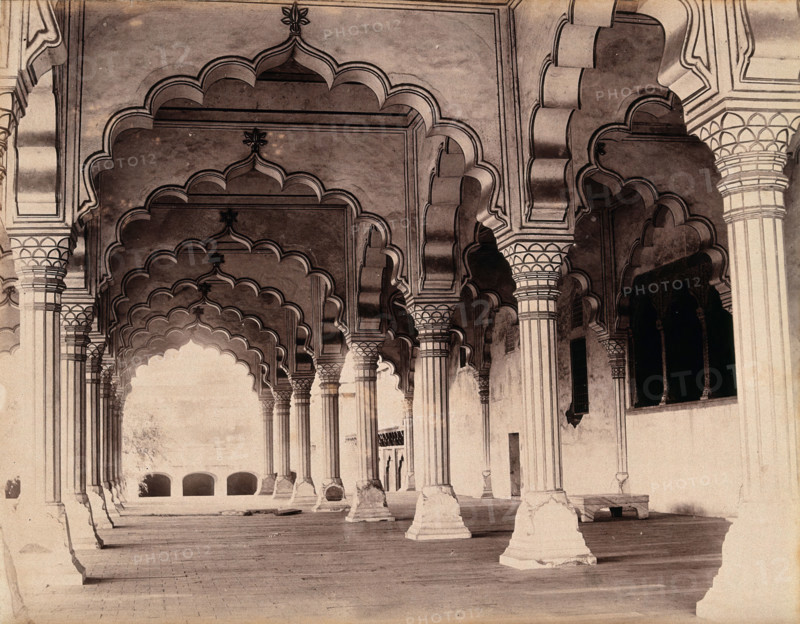 Agra, India: the Diwan-i-Am (Hall of Public Audience), c1900. Creator: Unknown.