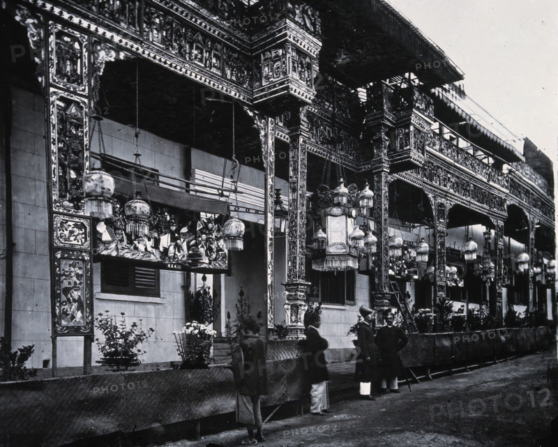 Lyndhurst Terrace, Hong Kong, 1981 (from a negative of 1869). Creator: John Thomson.