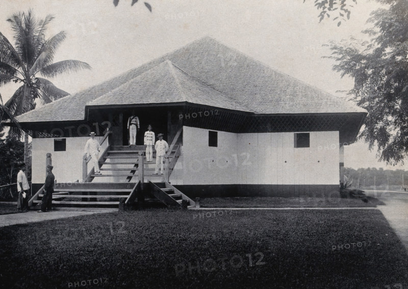 Sarawak: exterior view of the Baram Fort, c1900. Creator: Unknown.
