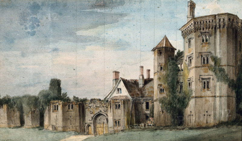 Thornbury castle, Gloucestershire, 1820-1880 Creator: Stephen Jenner.