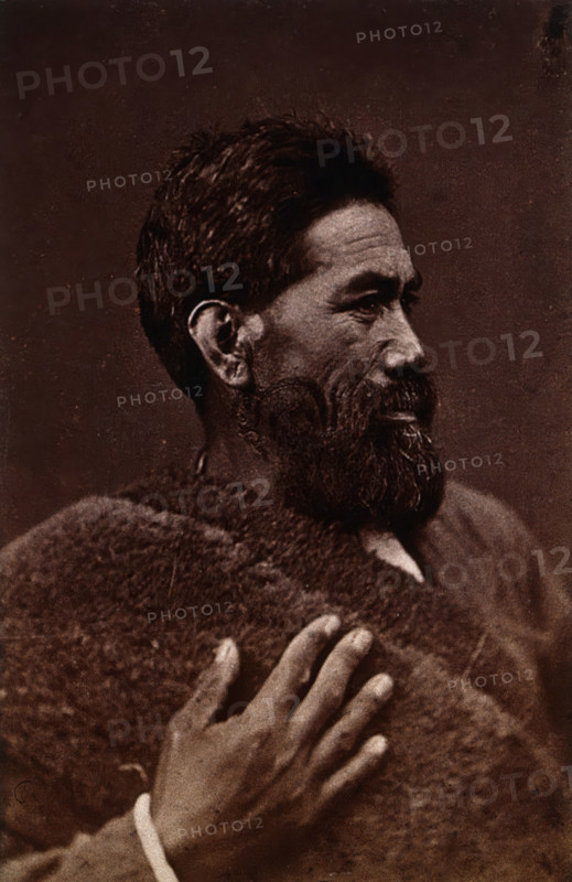 New Zealand: a Maori man, c1840s. Creator: Unknown.