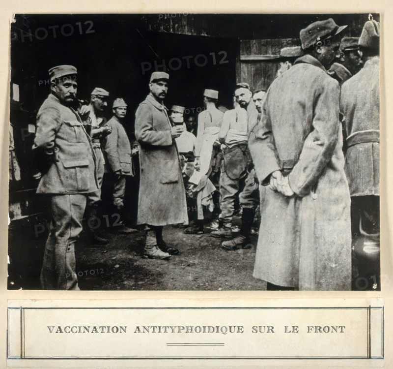 Anti-typhoid vaccination in World War I, c1910s. Creator: Unknown.