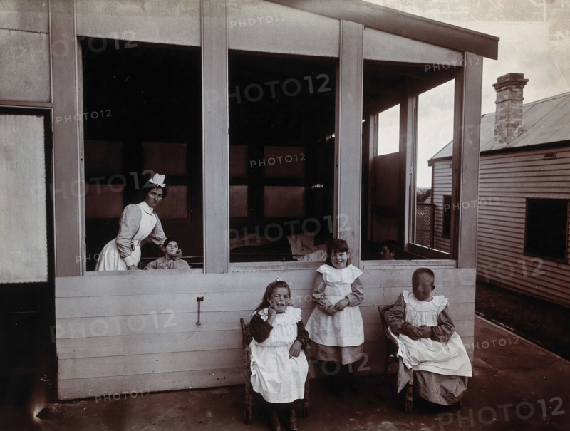 Metropolitan Lunatic Asylum, Kew, Victoria (Australia): children..., c1890s. Creator: Unknown.