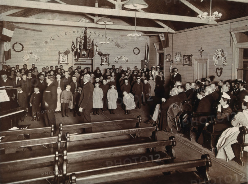 Metropolitan Lunatic Asylum, Kew, Victoria (Australia): patients, mostly children..., c190s. Creator: Unknown.