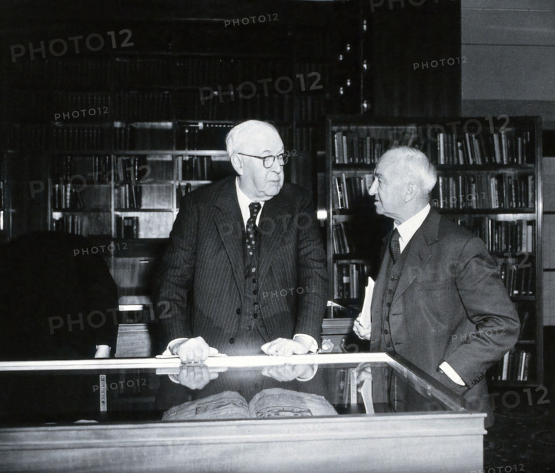 Sir Henry Hallett Dale and Sir Zachary Cope, 1962. Creator: Unknown.