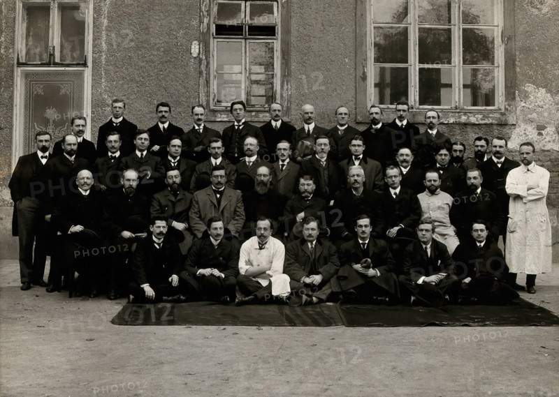 The Eye, Ear, Nose and Throat colloquium in Vienna, October 1905. Creator: Unknown.
