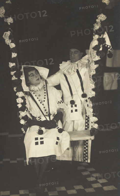 Two British soldiers performing as clowns for "The Timbertown Follies...(between 1910 and 1919?). Creator: Unknown.