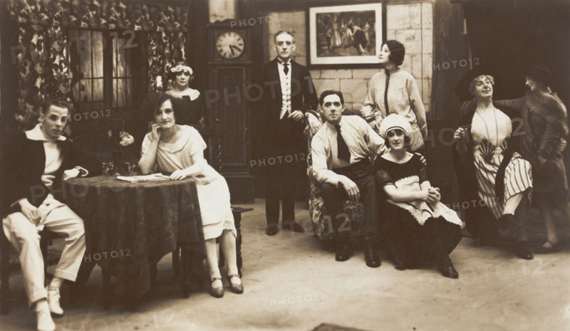 Actors, one in drag, performing "The man From Toronto", pose on set..., (between 1920 and 1929?). Creator: Unknown.
