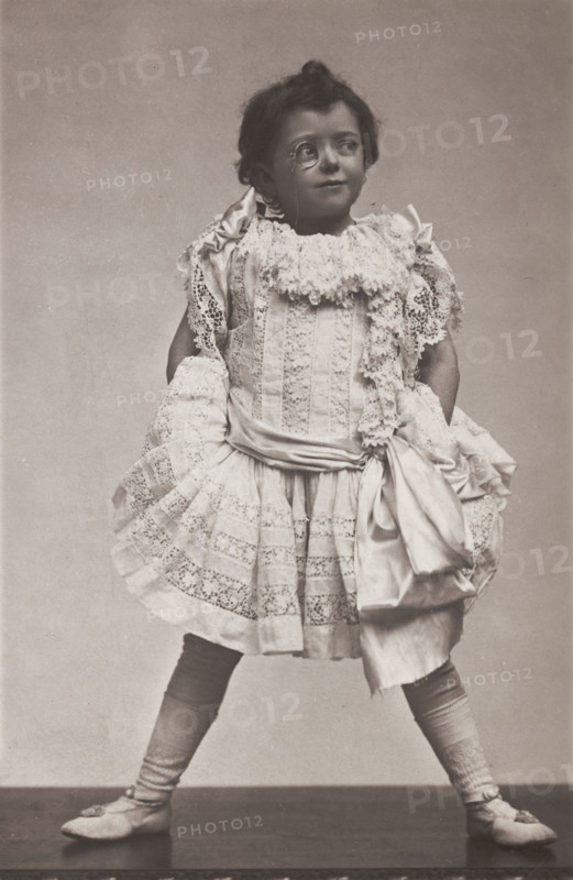 Edward Garratt in character as "The little stranger", c1906. Creator: Unknown.
