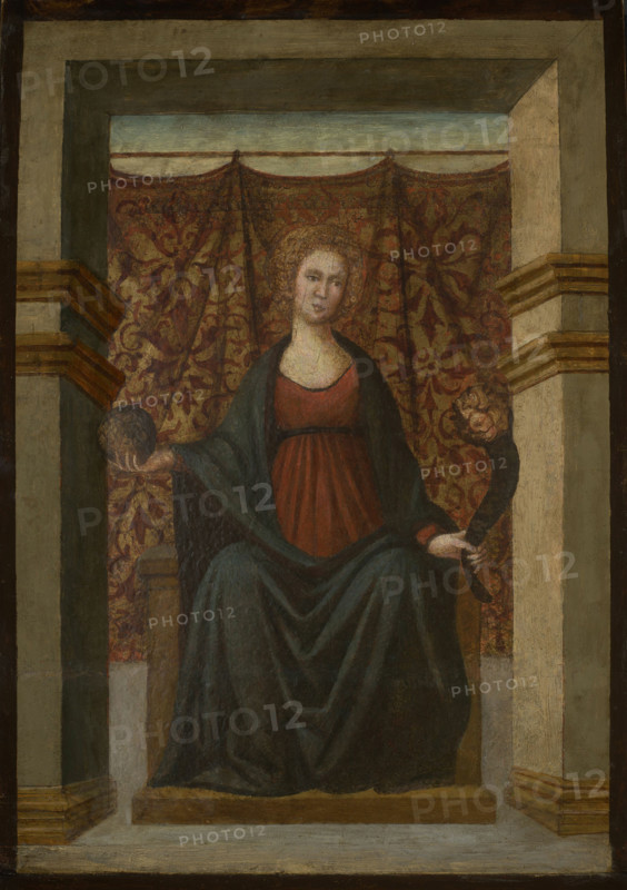 Allegory of Power-Side Panel of Cassone, 3rd quarter of 15th century. Creator: Unknown.