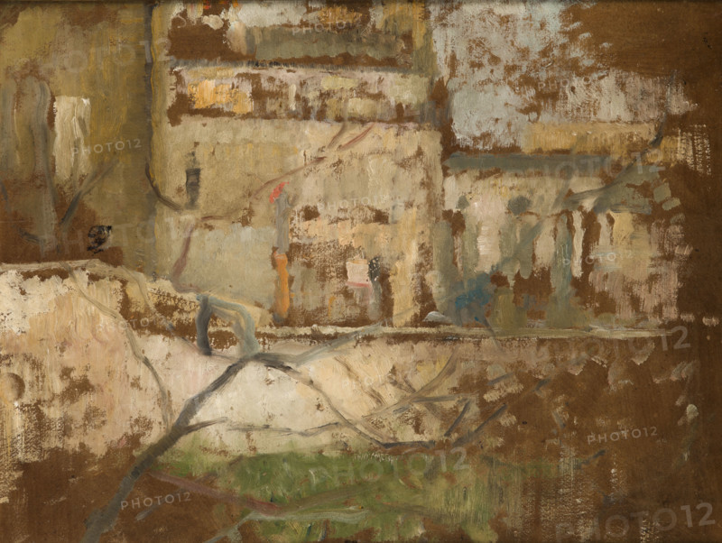 View from the Studio's Window-two-sided painting, c1900. Creator: Olga Boznanska.
