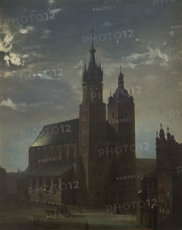 St Mary’s Church in Krakow, 1865. Creator: Aleksander Gryglewski.