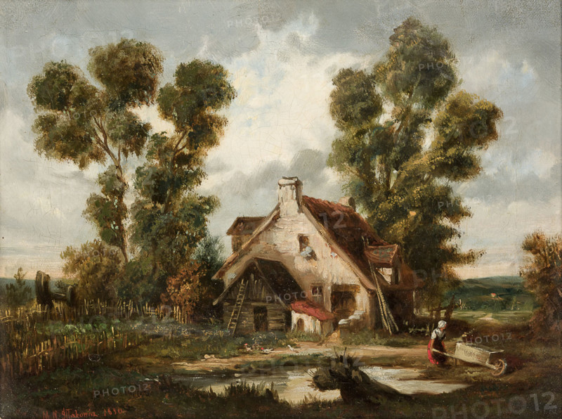 Landscape, 1850. Creator: Napoleon Illakowicz.