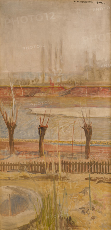 Landscape from the Banks of the Vistula, 1904. Creator: Jacek Malczewski.