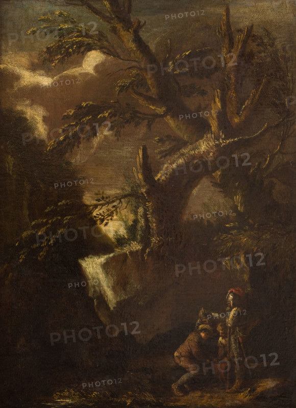 Landscape with Dice Players, 2nd half of 17th century. Creator: Unknown.