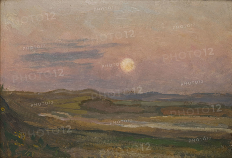 Moonrise over Krzemionki, 1902. Creator: Jan Stanislawski.
