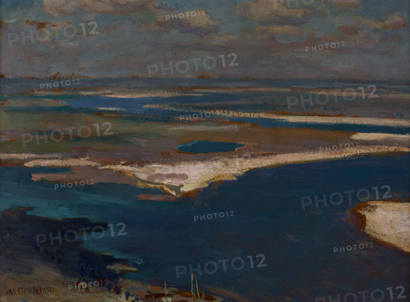 The Dnieper River in Blue, 1904. Creator: Jan Stanislawski.