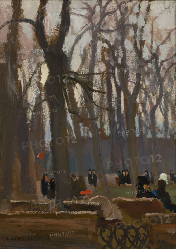Fragment of the Planty Park, c1905. Creator: Jan Stanislawski.