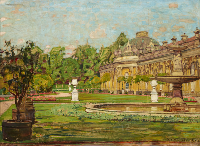 Palace Park in Potsdam, 1922. Creator: Unknown.