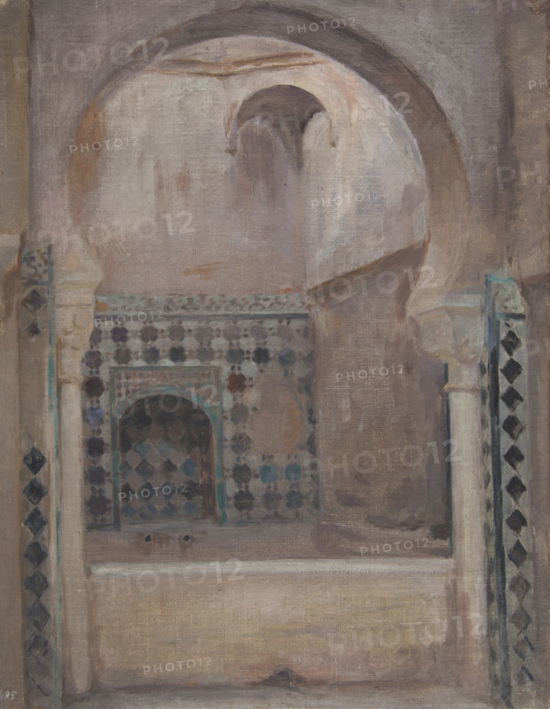 Granada (Alhambra), 1899. Creator: Jan Ciaglinski.
