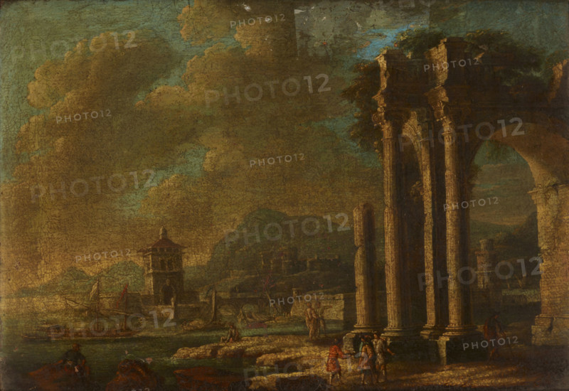 Landscape with Ruins, 2nd half of 18th century. Creator: Leonardo Coccorante.