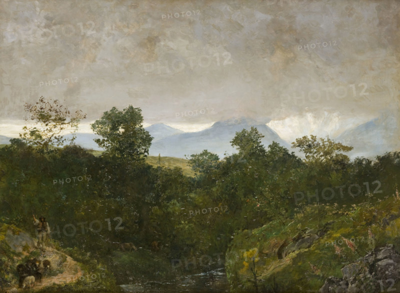 Landscape from Podhale, 1892. Creator: Wojciech Gerson.