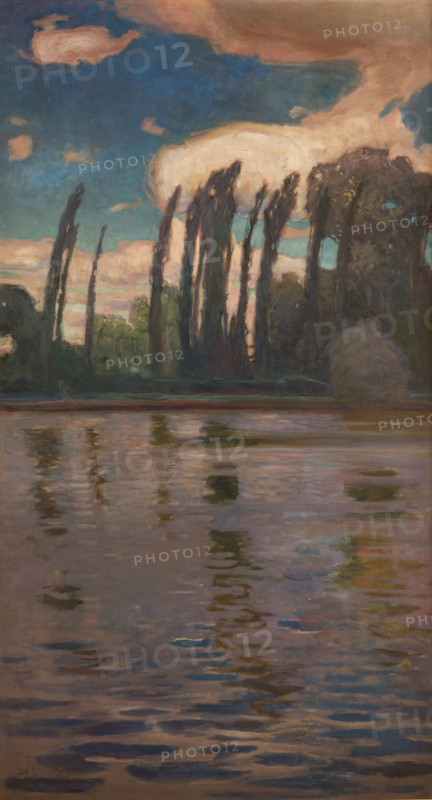 Poplars by the Water, 1900. Creator: Jan Stanislawski.