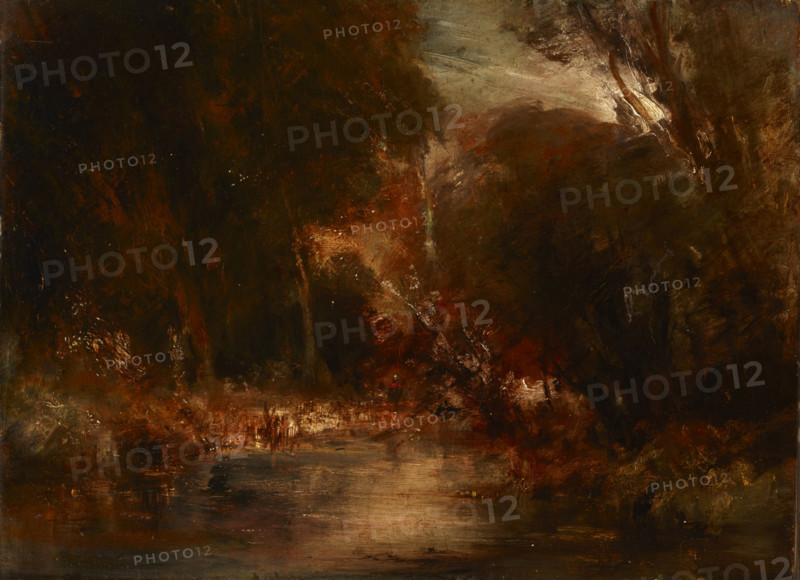 Forest Landscape, 3rd quarter of 19th century. Creator: Auguste François Ravier.