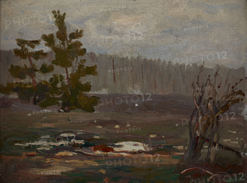 Grey Spring Day, 1903. Creator: Jan Stanislawski.