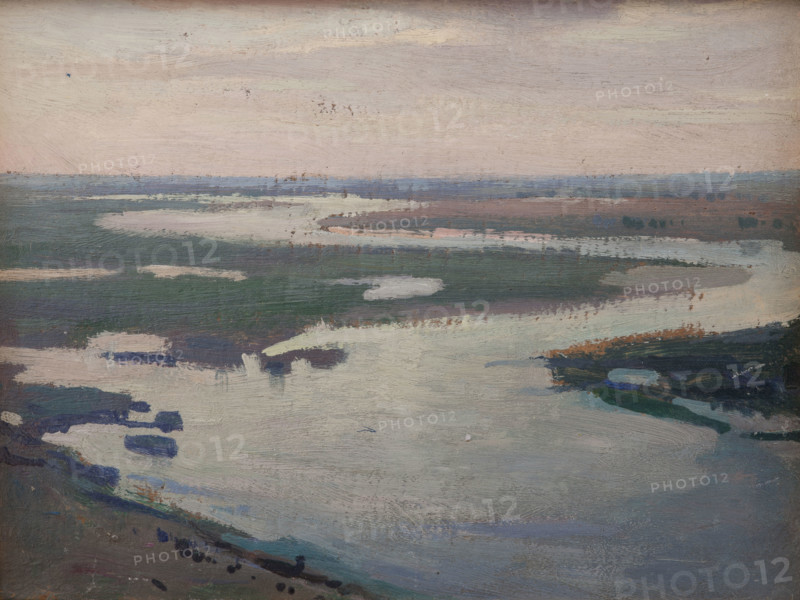 Dniepr (Limany Dniepru o swicie), 1903. Creator: Jan Stanislawski.