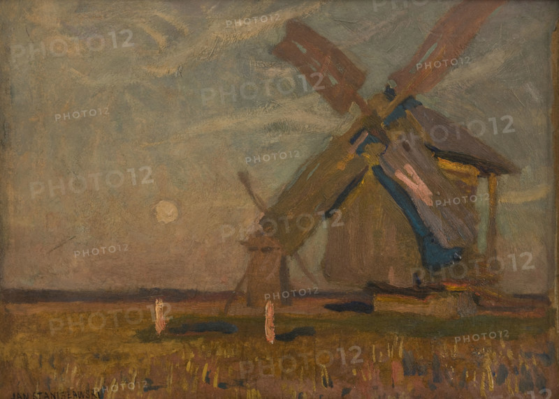 Landscape with Windmills, 1905. Creator: Jan Stanislawski.