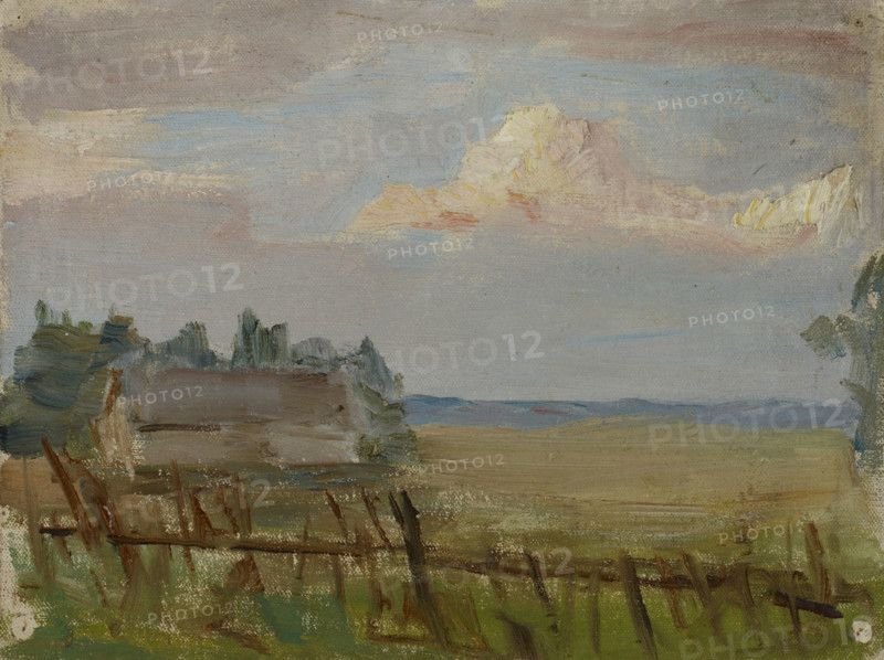 Northern Studies (The White Night-Clouds), 1910. Creator: Jan Ciaglinski.