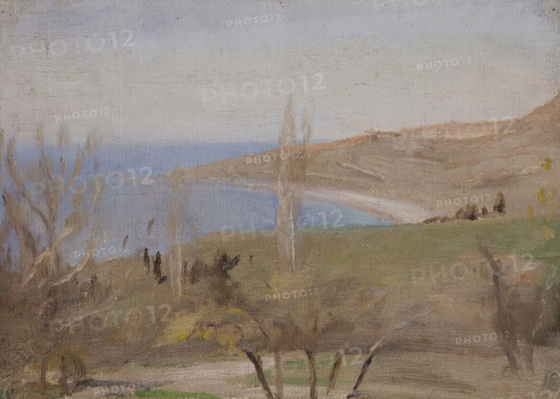 Yalta (Spring-Poplars), 1906. Creator: Jan Ciaglinski.