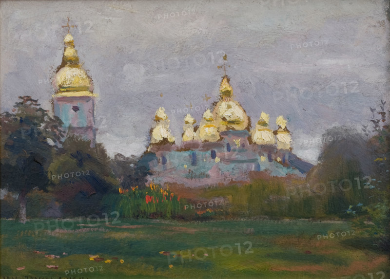 St Michael's Monastery in Kyiv, 1903. Creator: Jan Stanislawski.