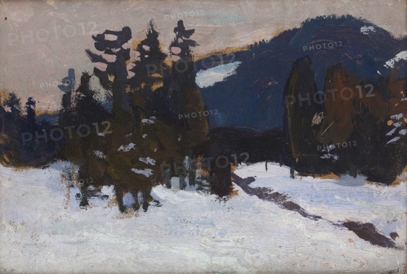 Evening under Koziniec, 1906. Creator: Jan Stanislawski.