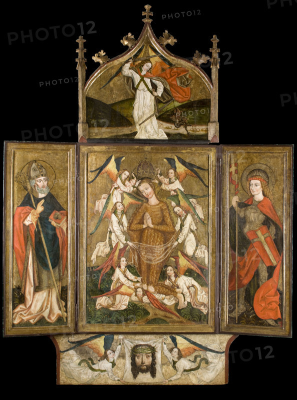 Altar Retable from the Church in Moszczenica Nizna near Stary Sacz, c1480. Creator: Unknown.