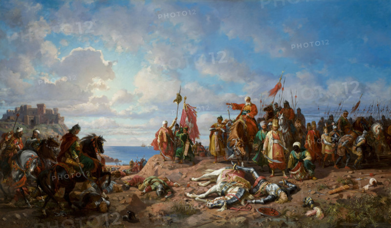 Death of Wladyslaw Jagiellon near Varna, between 1865-1876. Creator: Stanislaus von Chlebowski.