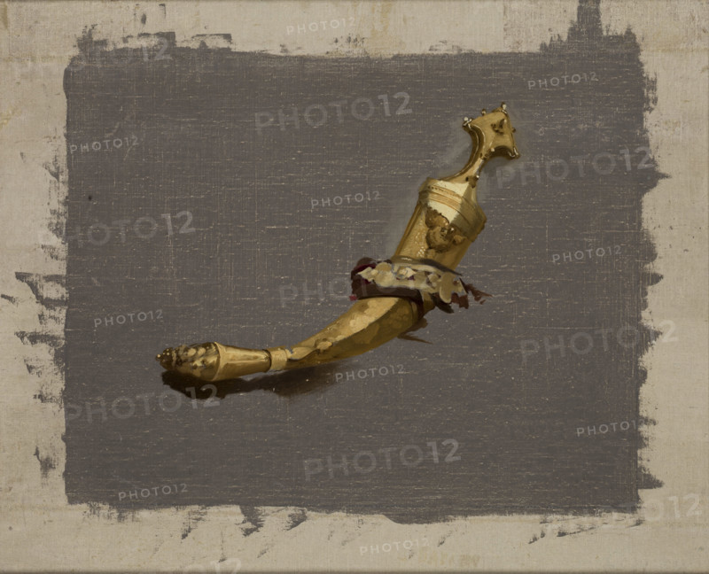 Study of a Khanjar, before 1874. Creator: Stanislaus von Chlebowski.