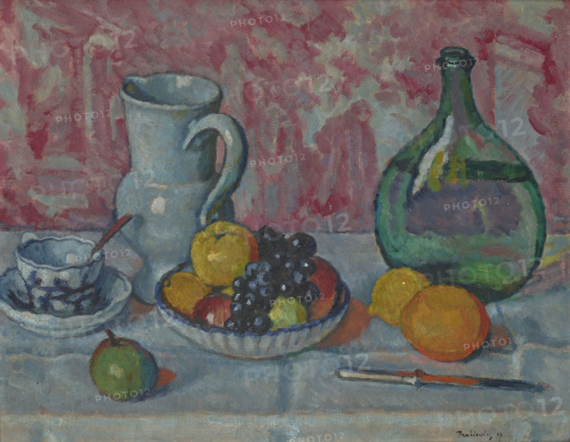 Still Life with a Knife, 1909. Creator: Jozef Pankiewicz.