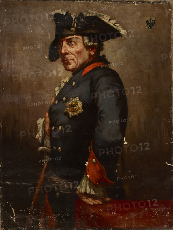 Portrait of Frederick the Great (1712-1786), second half of 19th century. Creator: Unknown.