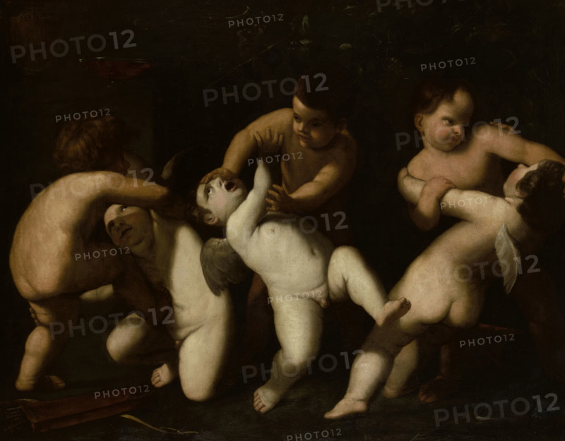 Battle of Cupids with Putti, 17th century. Creator: Unknown.