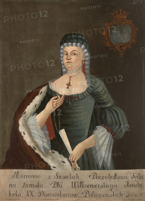 Portrait of Marianna Poczobutt née Siesicka (d. 1674), 4th quarter of 18th century. Creator: Unknown.