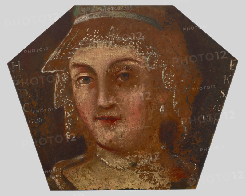 Coffin Portrait of Nieborowska from Hyzne, 1740. Creator: Unknown.
