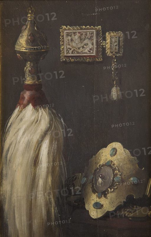 Study of a Turkish Horse-Tail Ensign and Nose-Band, c1879. Creator: Stanislaus von Chlebowski.