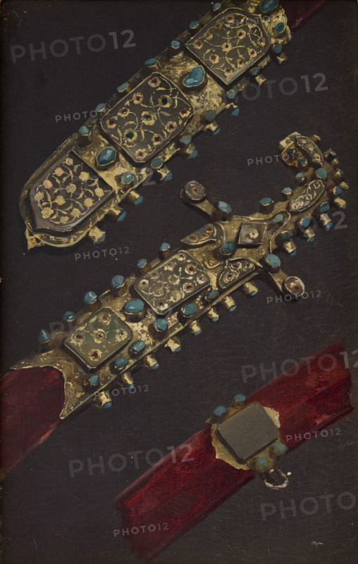 Study of a Turkish Sabre from the 17th C., c1879. Creator: Stanislaus von Chlebowski.