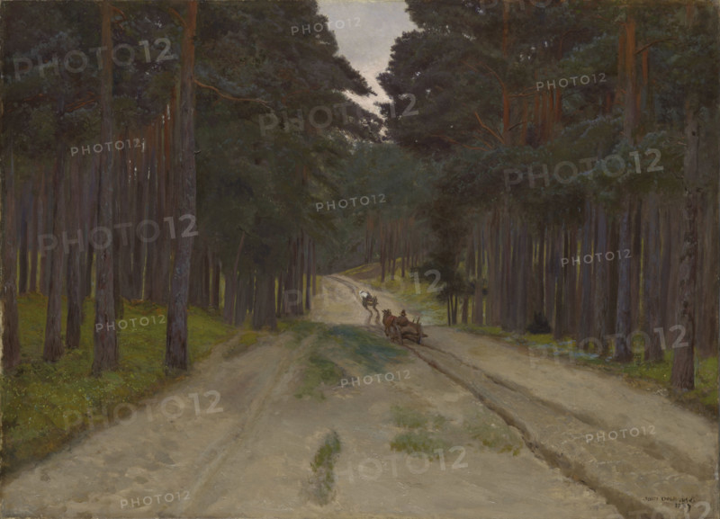 Forest Track, 1887. Creator: Jozef Chelmonski.