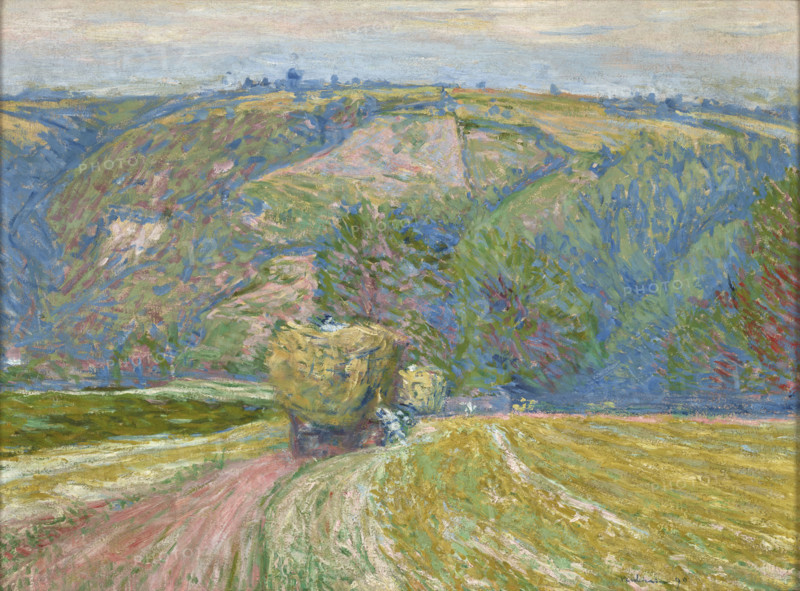 Cart with Hay, 1890. Creator: Jozef Pankiewicz.