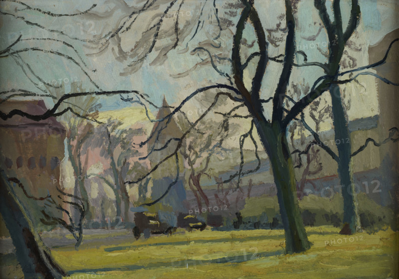 Scene from the Planty Park, 1934. Creator: Stanislaus Kamocki.